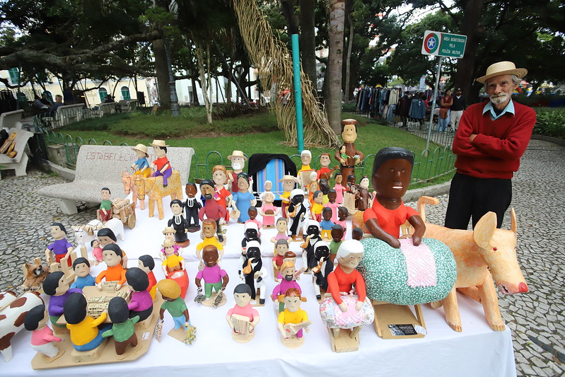 O agora artes&atilde;o Manoel Pereira – Foto: L&ecirc;o Russo/PMF/ND