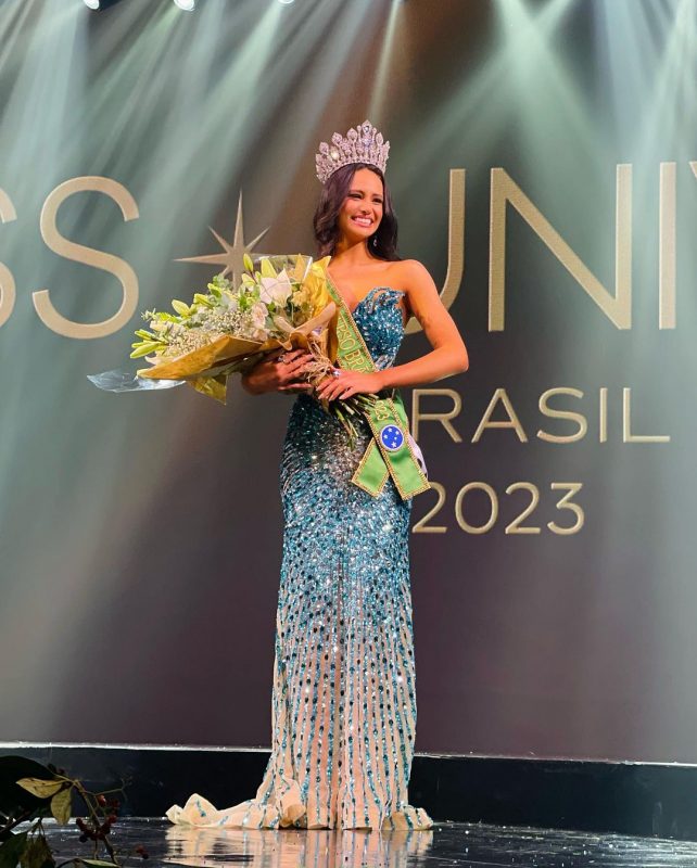 Maria Eduarda Brechane, de 19 anos, foi eleita Miss Universo Brasil 2023 – Foto: Divulga&ccedil;&atilde;o/Miss Universo Brasil
