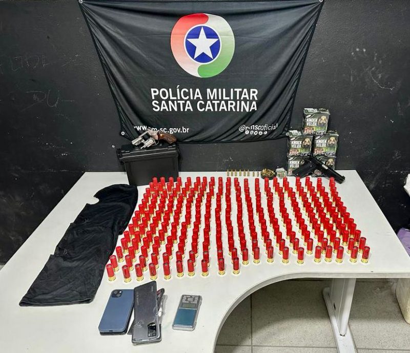 The police received reports of smuggling and trafficking in ammunition - Photo: Military Police / Reproduction / ND