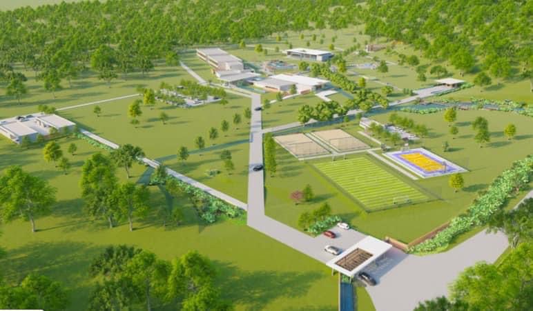 O projeto para um novo investimento tur&iacute;stico para explora&ccedil;&atilde;o das &aacute;guas termais. – Foto: Arte/J&uacute;lio Cancellier