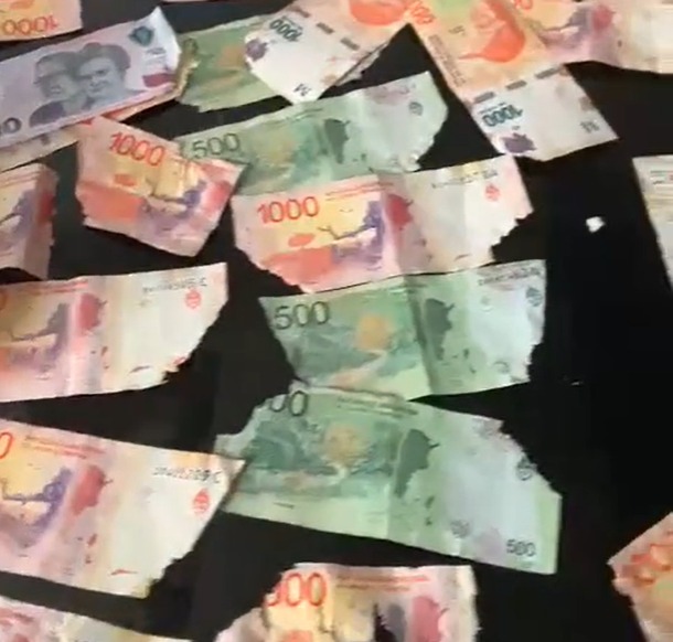 No vídeo é possível ver que enquanto o homem dava a bronca na cachorra, ela apenas abanava o rabo; confira 