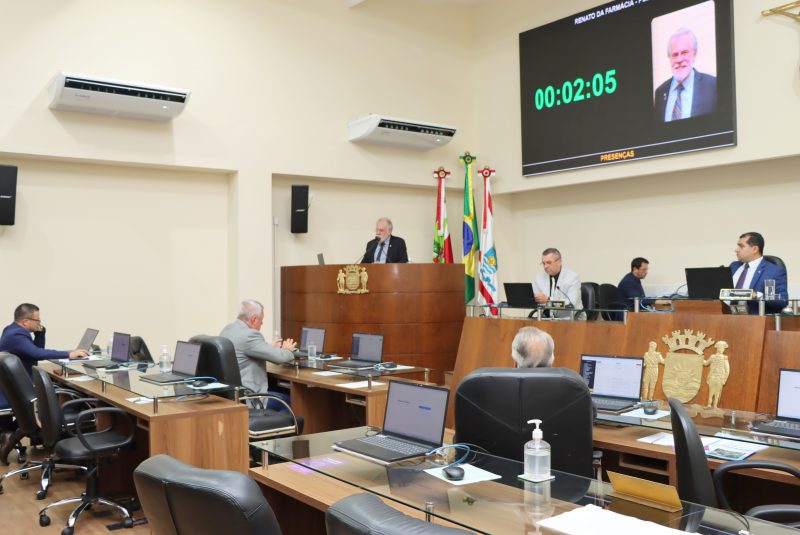 Plen&aacute;rio da C&acirc;mara de Florian&oacute;polis – Foto: &Eacute;dio Helio Ramos/Divulga&ccedil;&atilde;o/ND