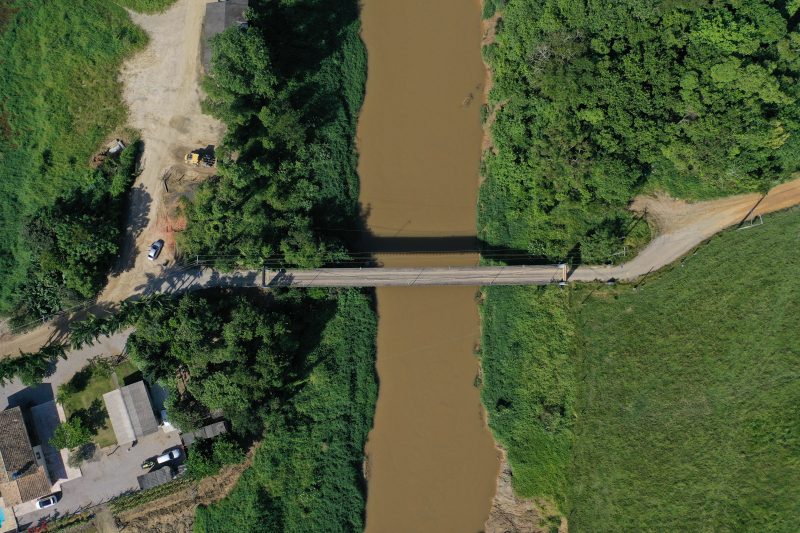 &nbsp;Tr&acirc;nsito de ve&iacute;culos foi liberado neste s&aacute;bado (15) – Foto: Prefeitura de Itaja&iacute;/Reprodu&ccedil;&atilde;o/ND