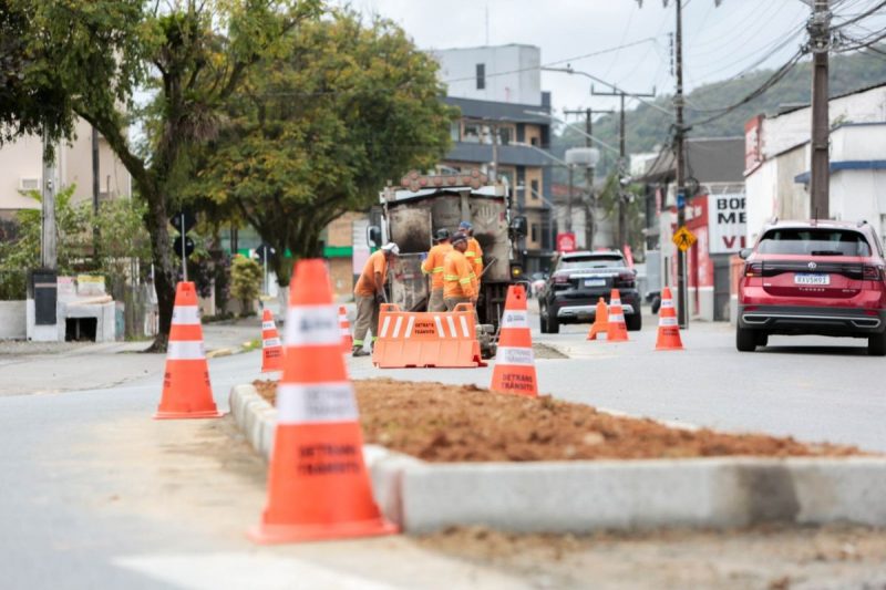 Obras j&aacute; est&atilde;o sendo realizadas no local – Foto: Prefeitura de Joinville/Divulga&ccedil;&atilde;o