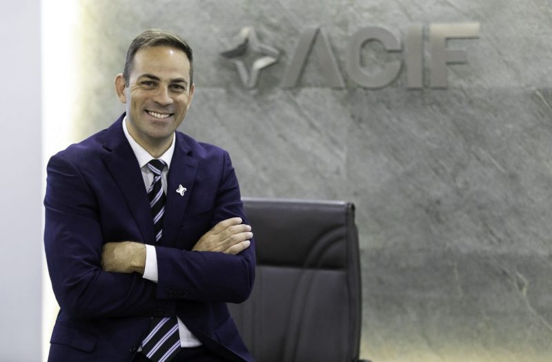 Presidente da Associação Empresarial de Florianópolis, Célio Antônio Bernardi Júnior - Foto: Acif/Divulgação/ND