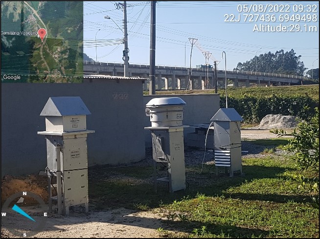 Programa de Qualidade do Ar nos Canteiros de Obras – Foto: Arteris Litoral Sul/Divulga&ccedil;&atilde;o