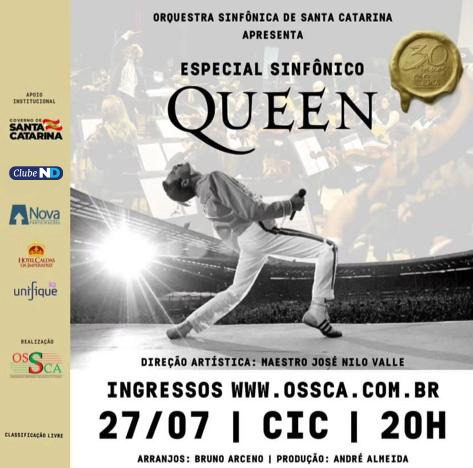 Especial Sinf&ocirc;nico Queen est&aacute; no Clube ND com 20% de desconto – Foto: Divulga&ccedil;&atilde;o