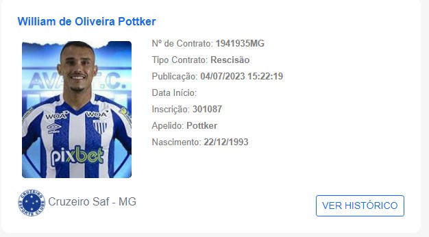 Rescis&atilde;o de Pottker com o Cruzeiro j&aacute; saiu no BID – Foto: CBF/Reprodu&ccedil;&atilde;o/ND