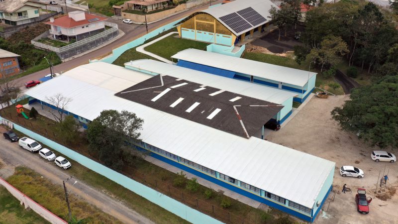 Manuten&ccedil;&atilde;o de escola c&iacute;vico-militar no munic&iacute;pio &eacute; uma das 10 medidas anunciadas – Foto: Prefeitura de Rio do Sul/Divulga&ccedil;&atilde;o/ND