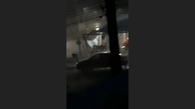 Morador filma e relata ventania em Chapec&oacute; – Foto: Reprodu&ccedil;&atilde;o/ND