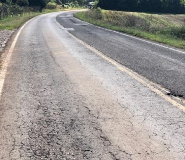 Registro feito ano passado no trecho da rodovia SC-161