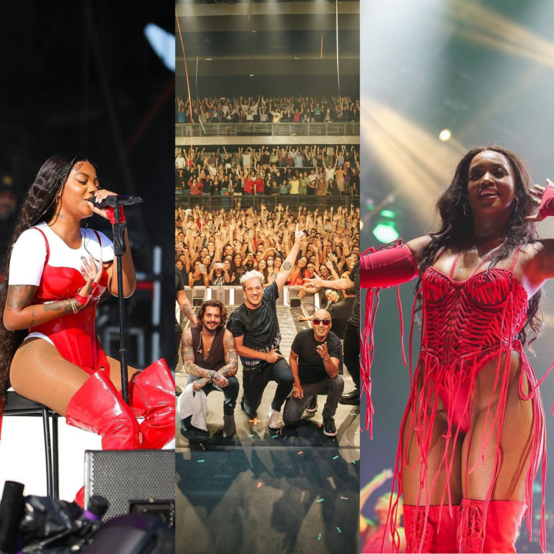 shows para o segundo semestre de 2023 e em Florianópolis