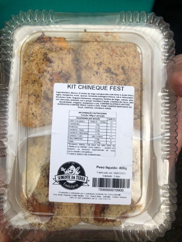 Confeitaria Semente da Terra traz o sabor lingui&ccedil;a Blumenau com creme cheddar e lascas de alho desidratado – Foto: NDTV