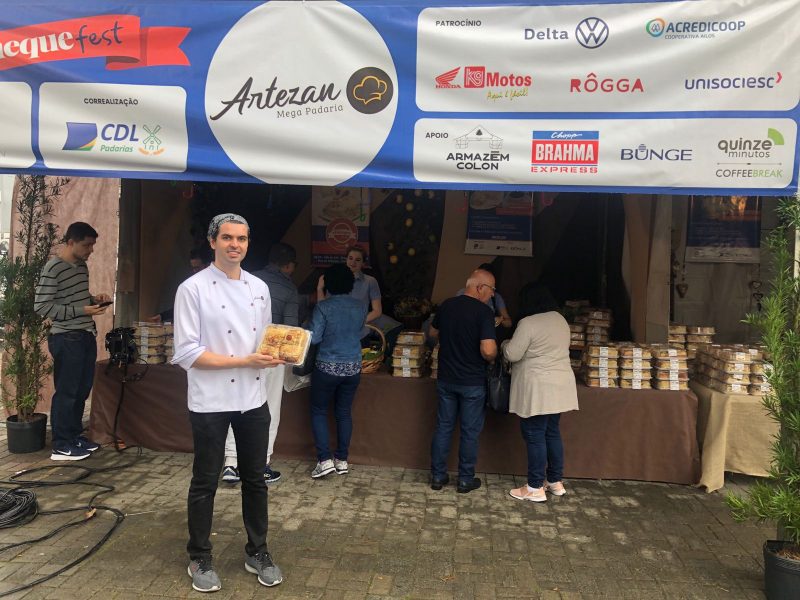 Artesan Mega Padaria trouxe o sabor de coco com maracuj&aacute; para a festa – Foto: NDTV