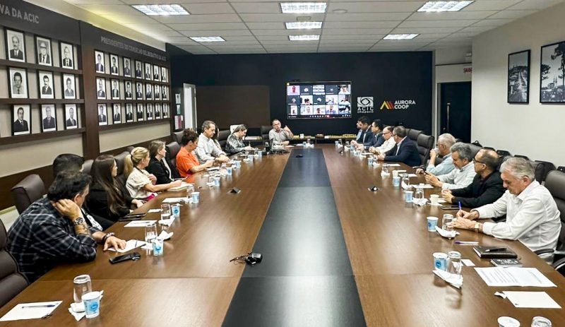 A reuni&atilde;o ocorreu na semana passada em Chapec&oacute; – Foto: MB Comunica&ccedil;&atilde;o/ND