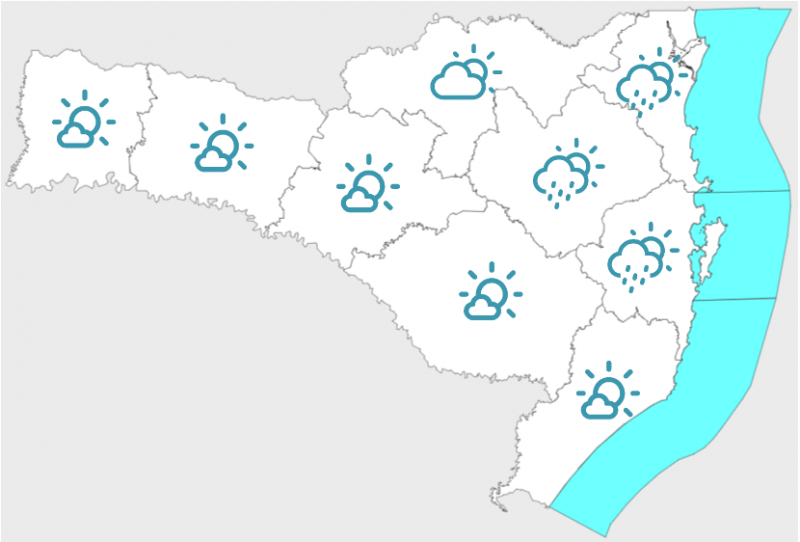 O que esperar do tempo nos primeiros dias de setembro em SC? Confira os alertas para o Estado