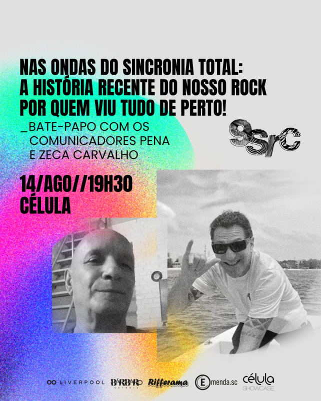 Semana do Rock Catarinense: a segunda-feira tem roda de conversa com os comunicadores Pena e Zeca Carvalho – Foto: maur&iacute;cio peixoto