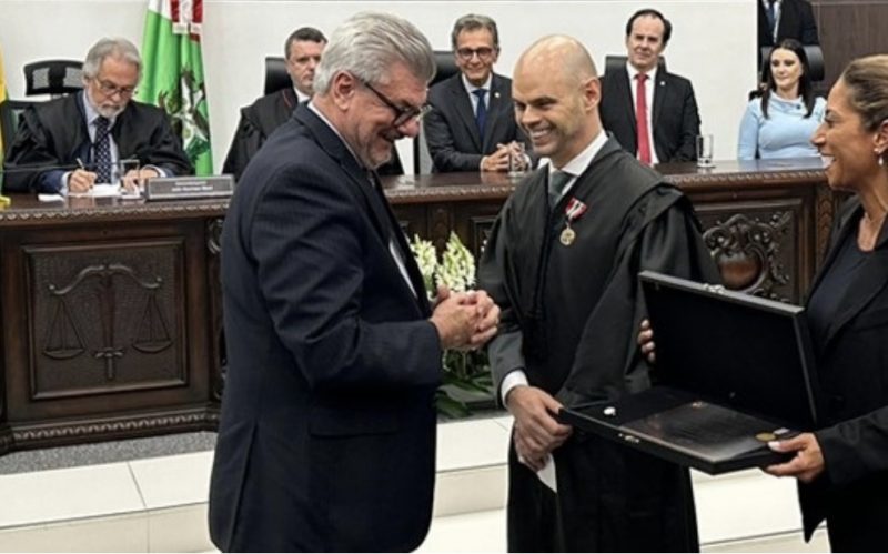 Cerim&ocirc;nia no audit&oacute;rio Teori Zavaski – Foto: TJSC