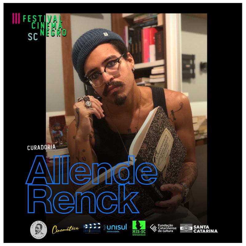 III Festival de Cinema Negro: professor e cr&iacute;tico de arte Allende Renck &eacute; o curador do evento – Foto: divulga&ccedil;&atilde;o