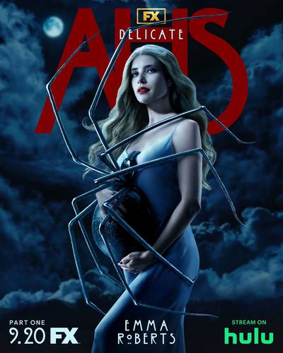 Emma Roberts em material de divulgação de American Horror Story 