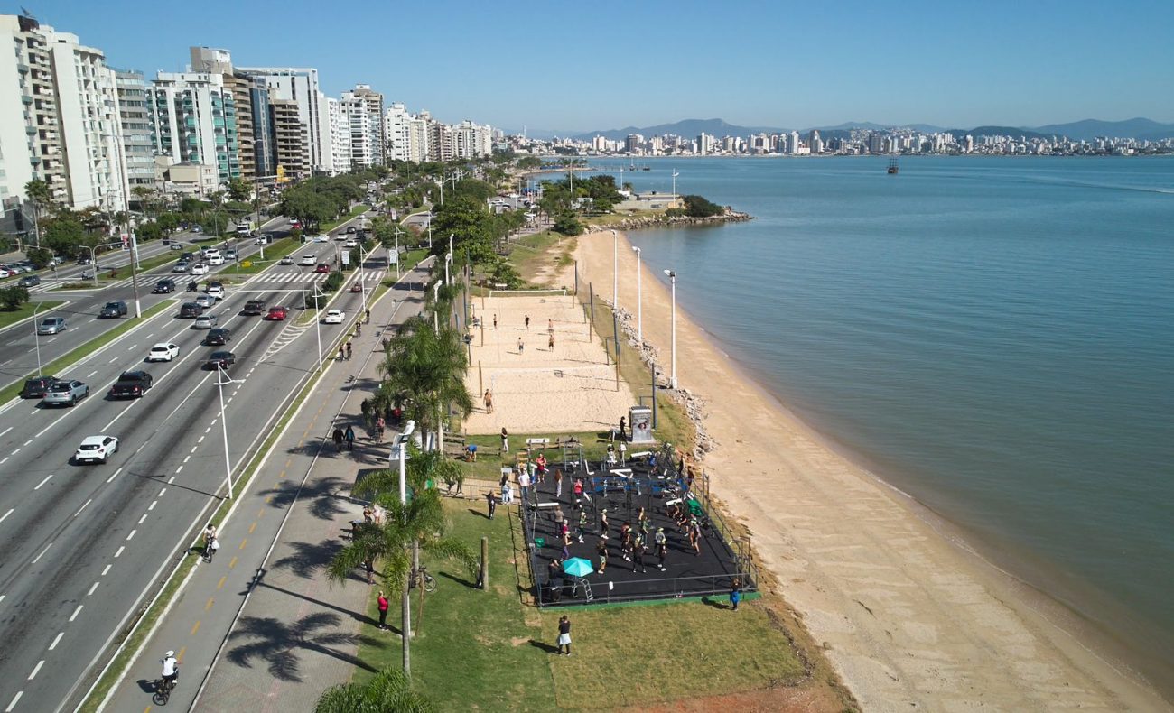 Arena Unimed, a space built by Mude located on Avenida Beira-Mar Norte - Ramon Andrade/Mude/ND
