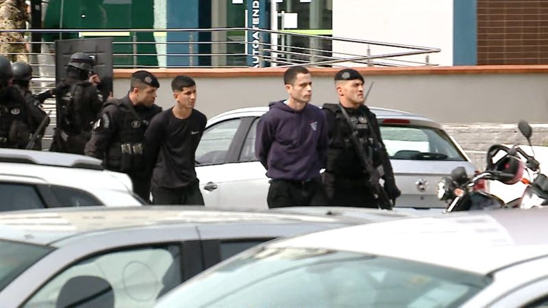 Assalto resultou em pris&atilde;o de suspeitos e um morto em Bigua&ccedil;u – Foto: REPRODU&Ccedil;&Atilde;O/NDTV