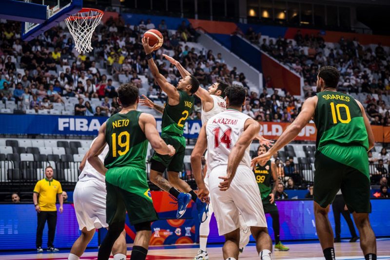 Brasil vence o Ir&atilde; na Copa do Mundo de Basquete – Foto: Time Brasil/Divulga&ccedil;&atilde;o/ND