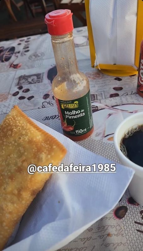 Caf&eacute; da manh&atilde; na feira – Foto: Reprodu&ccedil;&atilde;o Instagram @neylopesofic/NDTV