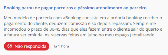Empresa re&uacute;ne diversas reclama&ccedil;&otilde;es por atrasos nos pagamentos – Foto: Reclame Aqui/Reprodu&ccedil;&atilde;o/ND