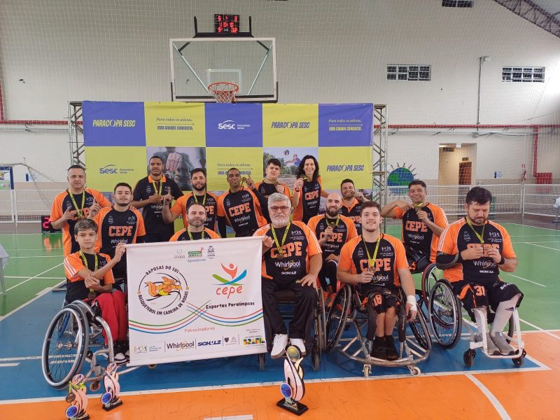 Invicto, Cepe conquista o título da Copa Santa Catarina de Basquete em Cadeira de Rodas
