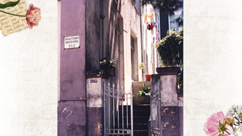 A casa situada na Rua Esteves J&uacute;nior serviu de abrigo por 32 anos – Foto: Arquivo UFSC/Colagem ND