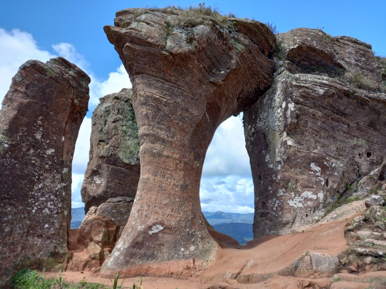 Formação geológica do Morro do Campestre, em Urubici - Serra Sul Ecoturismo/Divulgação