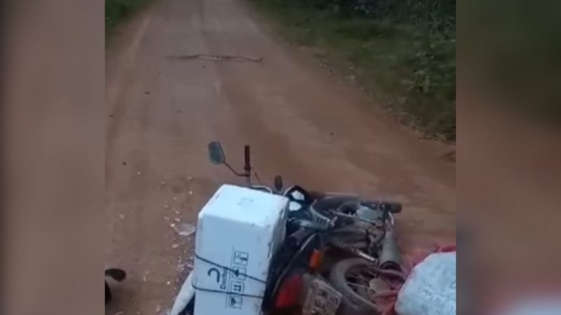 ‘Deus me deu um livramento’, diz motoqueiro – Foto: Reprodu&ccedil;&atilde;o/Internet/ND