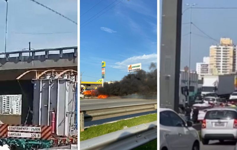 Combo de acidentes deixa trânsito caótico na Grande Florianópolis nesta sexta