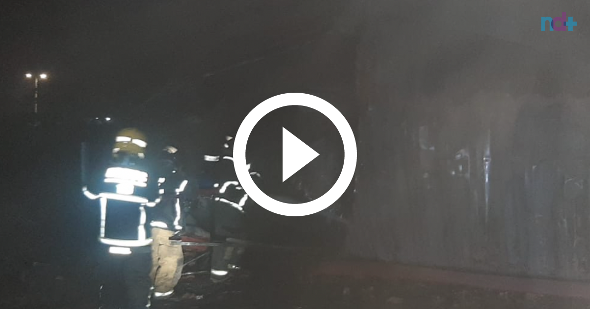 VÍDEO Container carregado de gás para detonação de rochas explode em