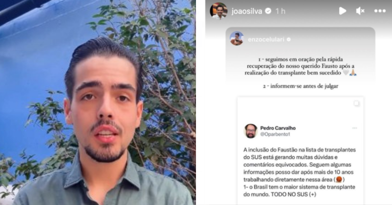The son of the presenter Faustao, after questions on social networks, published a post whether it would be possible to break through the organ queue 