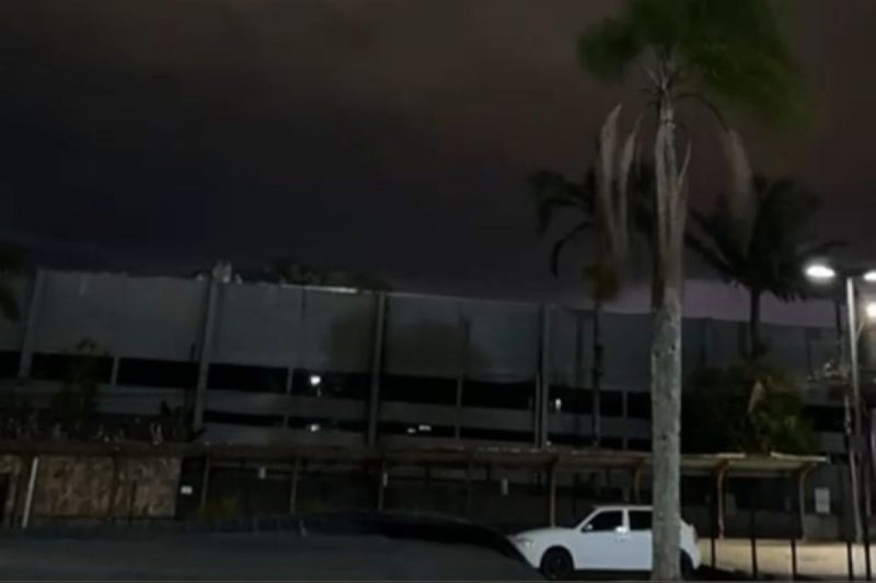 Forte vendaval atingiu Joinville