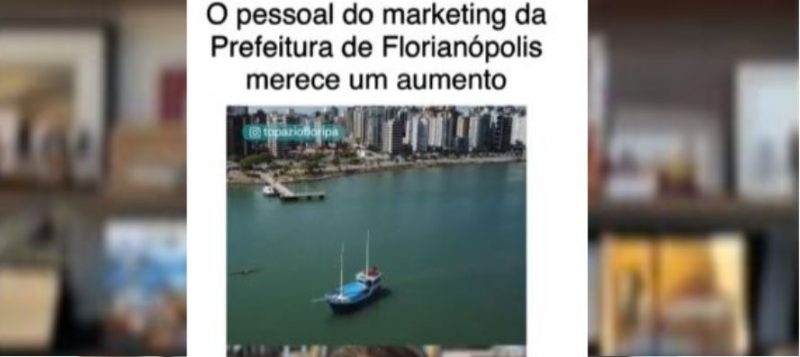 Florianópolis foi destaque em página nacional 