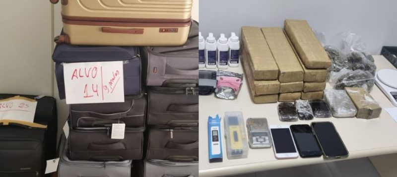 Malas eram usadas para o tráfico internacional de armas