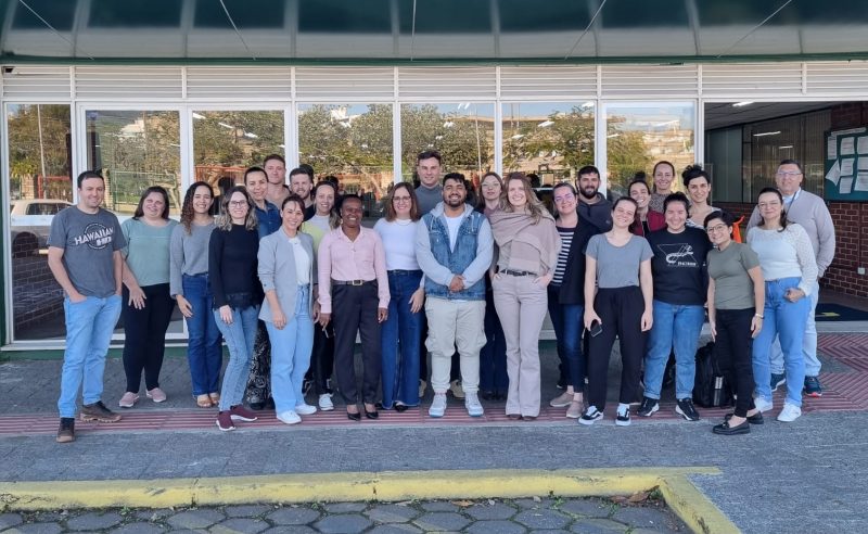 Regionais de sa&uacute;de de Florian&oacute;polis, Joinville e outros munic&iacute;pios, tamb&eacute;m participaram da visita – Foto: DIVE/Divulga&ccedil;&atilde;o/ND