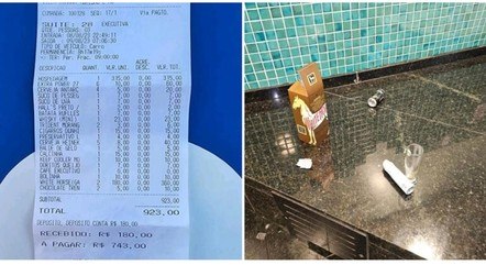 U&iacute;sque foi consumido por dupla de homens em motel de Goi&aacute;s – Foto: REPRODU&Ccedil;&Atilde;O/POL&Iacute;CIA MILITAR-GO/ND