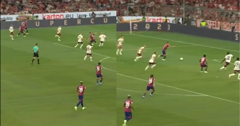 Dani Olmo faz gol inacreditável contra o Bayern