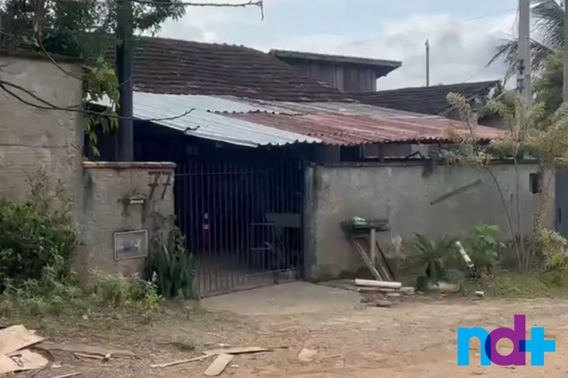Bar onde ocorreu a tentativa de homic&iacute;dio, no Paranaguamirim – Foto: Felipe Bambace/NDTV
