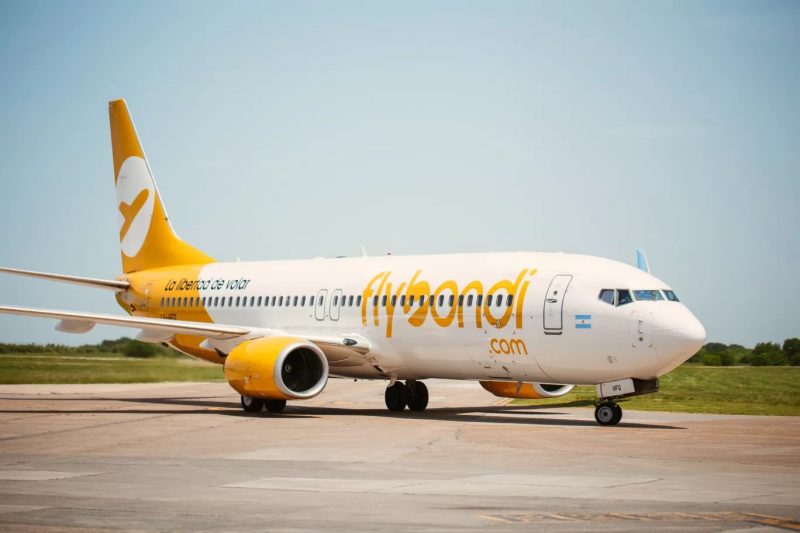 Todos os trechos operados pela Flybondi fora da Argentina são brasileiros e 15 novos voos para Florianópolis estão previstos no verão