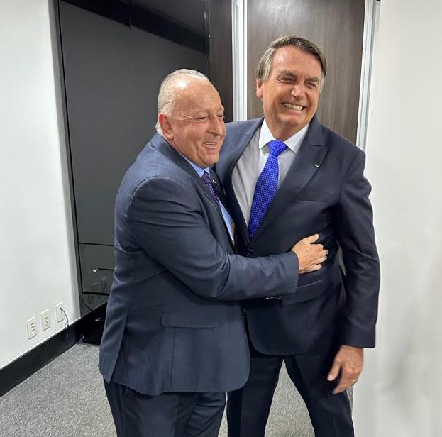 Gutz fez o convite ao ex-presidente Jair Bolsonaro - Foto: Divulgação/ND