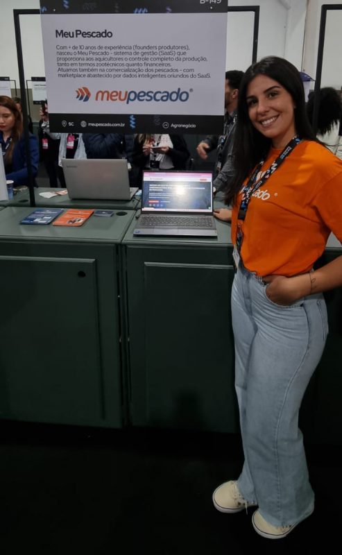 Meu pescado na Startupp Summit