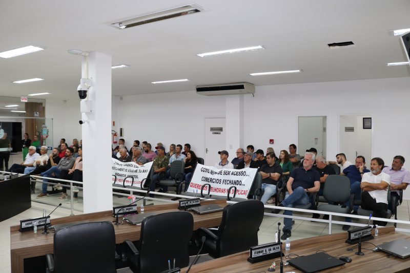 Legislativo busca viabilizar novo di&aacute;logo sobre as obras da SC-445 – Foto: C&acirc;mara Municipal de I&ccedil;ara/Reprodu&ccedil;&atilde;o/ND