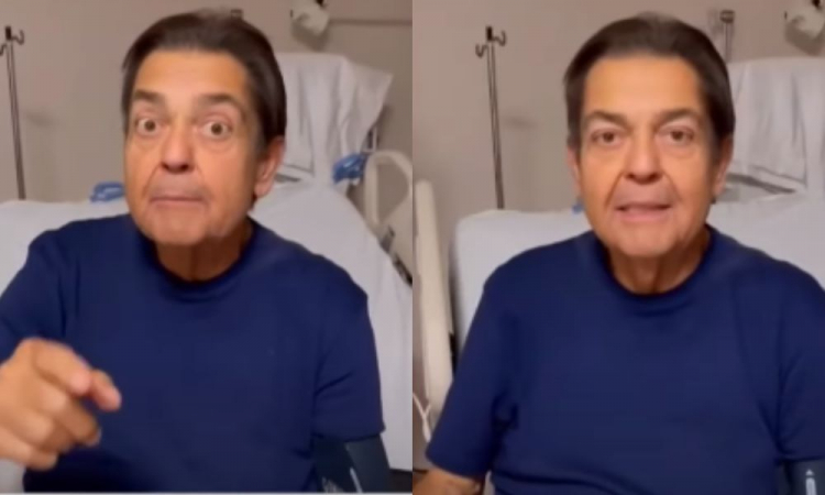 Antes da cirurgia, apresentador publicou um v&iacute;deo nas redes sociais em que dizia estar bem e pedia ora&ccedil;&otilde;es. – Foto: Instagram/Reprodu&ccedil;&atilde;o