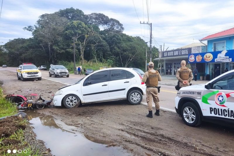 Al&eacute;m do jovem de 21 anos, que n&atilde;o resistiu aos ferimentos e morreu, uma outra pessoa ficou gravemente ferida – Foto: Cardoso Not&iacute;cias/Divulga&ccedil;&atilde;o