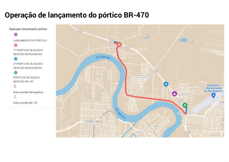 Motoristas ter&atilde;o que utilizar rota alternativa – Foto: DNIT/Reprodu&ccedil;&atilde;o/ND